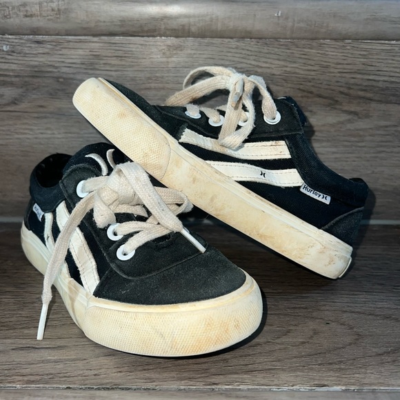 Hurley Boardy Sneakers - Toddler size 12 - Skate Shoe Black - Picture 2 of 8